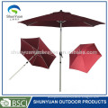 Aluminum garden coffee shop with polyester fabric protection patio umbrella                
                                                            Supplier's Choice
